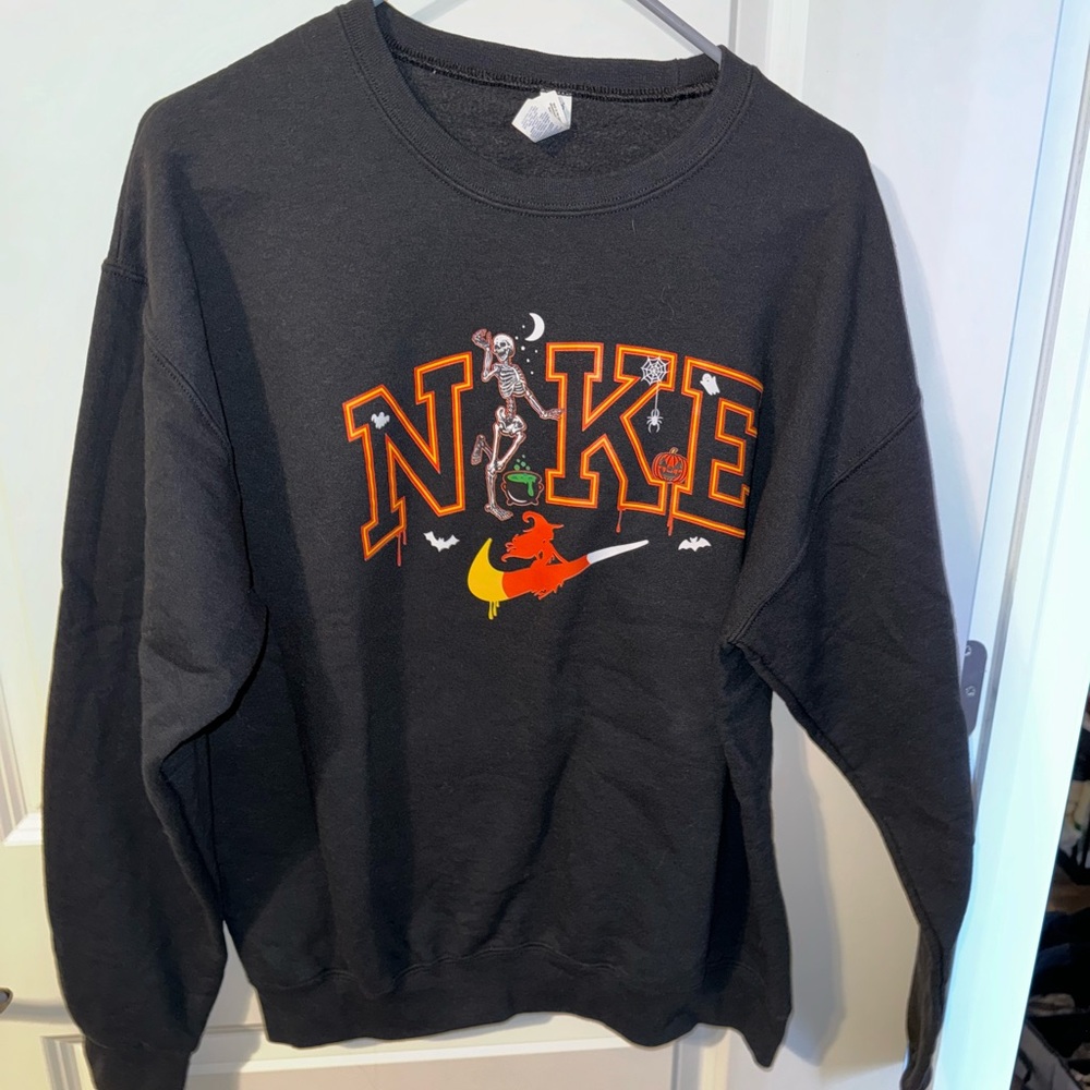 Jerzees Black Graphic Sweatshirt